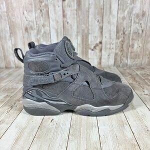 Jordan 8 Retro Cool Grey Sneakers Youth High Top Shoes‎ 5.5Y womens 7